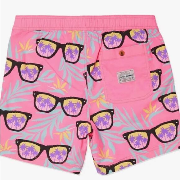 COPY - Party Pants Shady Shades swim trunks, size XL NWT - Picture 2 of 12